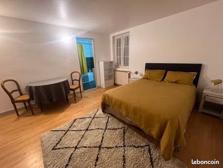 studio meublé tout confort - salle de bain privative - marcillac-vallon