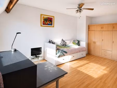 ? loue studio appartement f1 lumineux et spacieux  28 m² (30 m² au sol)meublé et équipé + 
