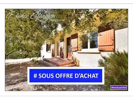 à 5 minutes de gignac  villa de plain-pied dans un environnement paisible !!! sous offre d