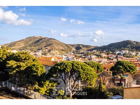superbe duplex avec terrasse panoramique sur port-vendres