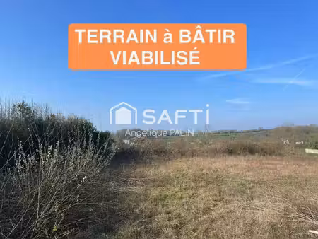 terrain constructible viabilisé à vendre