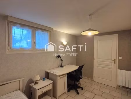 chambre indépendante avec jardin et garage