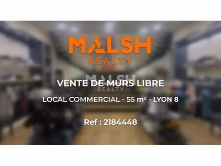 achat local commercial 55m²