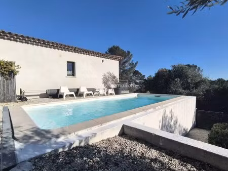 flayosc - maison de plain pied - 133m² - 4 ch - piscine - garage - terrain 1200 m²
