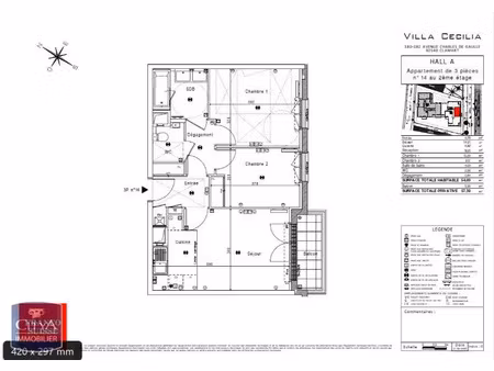 appartement à louer 3 pièces 54.09 m² - clamart (92) - 1 225€
