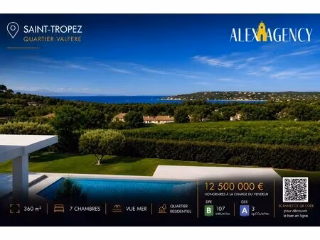 saint-tropez – élégante villa familiale avec vue mer