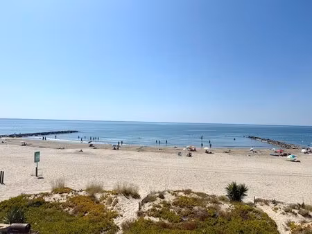 vue mer exceptionnelle – grand studio cabine de 32m2 avec garage et accès direct à la...