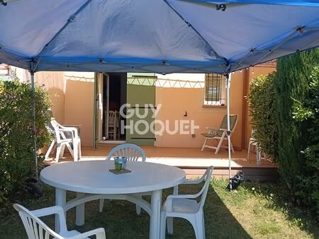 villa t3 avec mezzanine  jardin  et parking. résidence port minervois homps.
