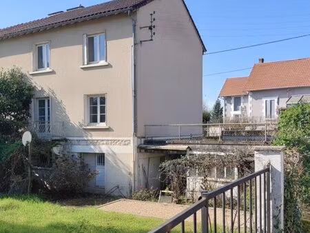 maison mitoyenne 91m² - 350m² de jardin - garage