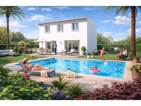 vente maison neuve 4 pièces 98 m² à villecroze (83690)  328 000 €
