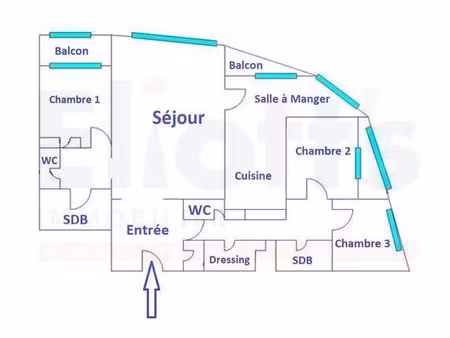 appartement de luxe de 120 m2 en location salpêtrière  butte-aux-cailles  croulebarbe  fra
