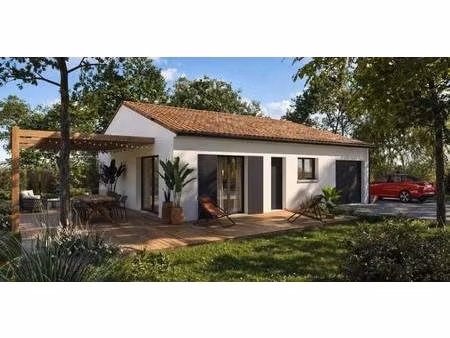 terrain avec maison neuve à vendre