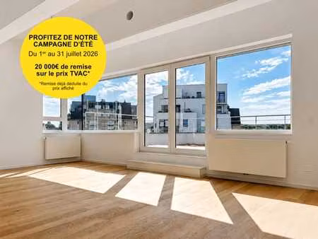 magnifique appartement 2ch de 98m² + terrasse 17m² sud
