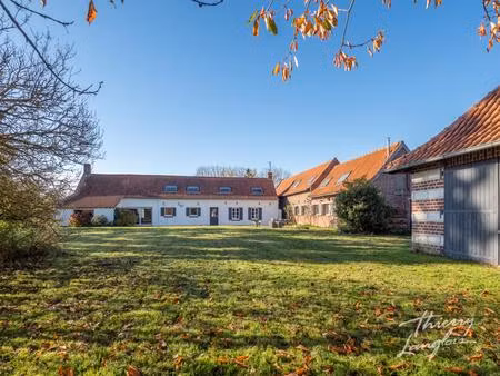 fermette de charme sur 1 hectare en plein coeur de templeuve-