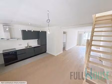 duplex penthouse quartier place brugmann terrasse de 25 m2