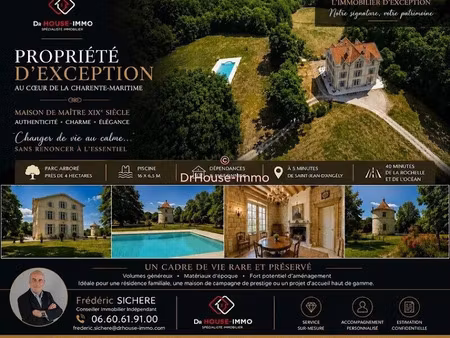 vente maison 13 pièces 341 m² à saint-jean-d'angély (17400)  732 000 €