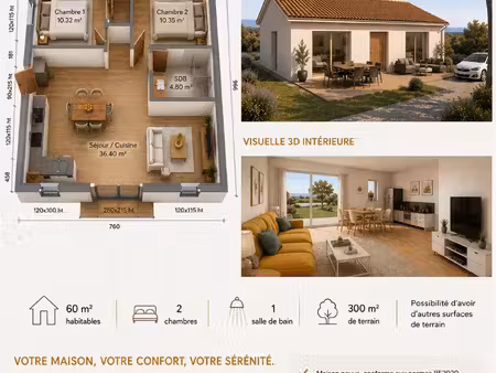 maison clés en main à partir de 195 000 € le clos d'aléria