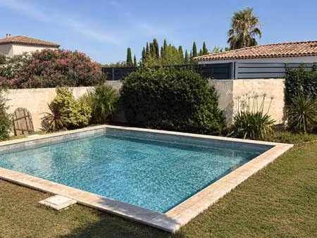 maison t4 meublée avec piscine à fos-sur-mer