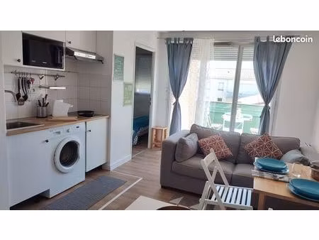 t2 bis meublé 33 m² – métro la vache – 750