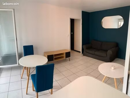 appartement t2 meublé 37m2 parking cave st clément