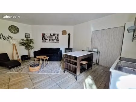 t3 en duplex avex jardinet  ordizan