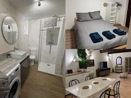 à louer – appartement meublé 60 m² – centre historique de pernes-les-fontaines