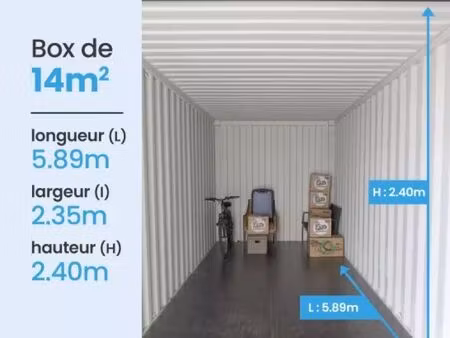 box de stockage / garde meubles