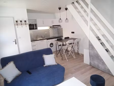 toulouse face saint aubin - superbe t.1 bis meuble  en duplex