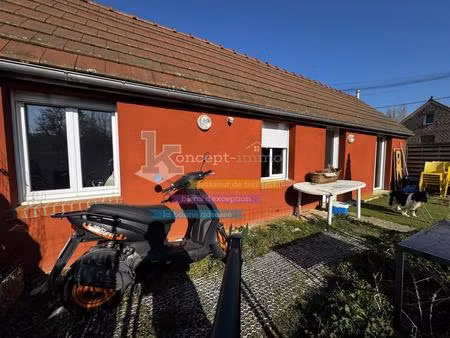 maison 3 pièces (2 chambres) - 53 90m² habitables - 150m² de terrain