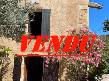 maison de village jouques 4 pièces avec terrasse et vue panoramique
