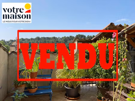 vente maison 5 pièces avec terrasse jouques