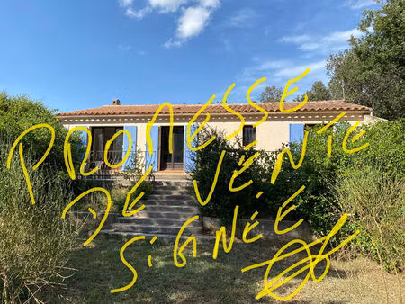 villa 4 pièces de plain pied avec grand sous-sol sur 1132m² de terrain