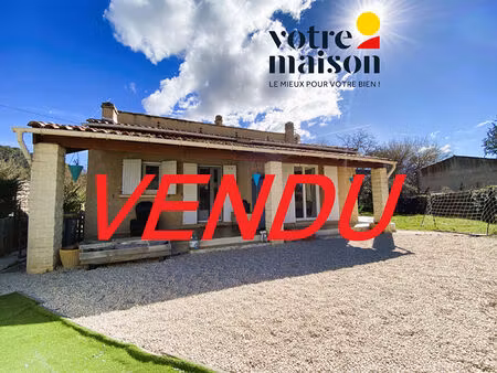 villa 4 pièces plain pied proche centre jouques