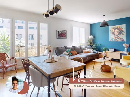 appartement 3 pièces - 78 m²