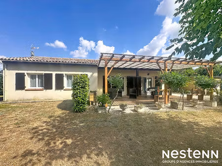 a vendre maison de plain pied à montégut 3 chambres 97 m2 avec garage
