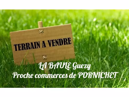 vente terrain 730 m² la baule-escoublac (44500)