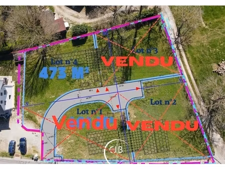 planaise – terrain constructible de 473 m² viabilisé