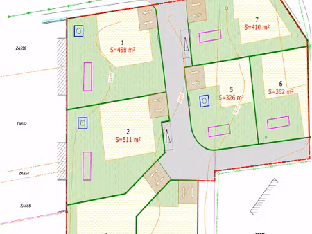 vente terrain 410 m² à ploudalmézeau (29830)  96 514 €