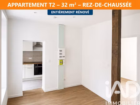 location appartement 2 pièces 32 m² à nogent-sur-loir (72500)  550 €