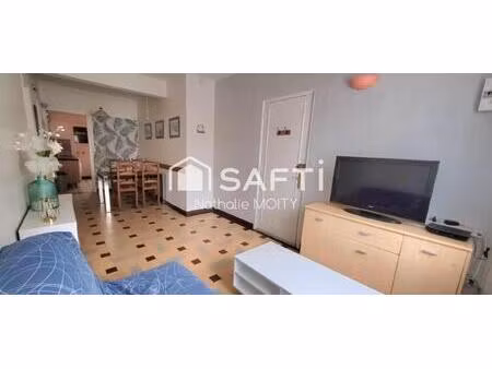 appartement t3 de plain pied à seulement 2 minutes de la plage  grande cour  cave et dépen