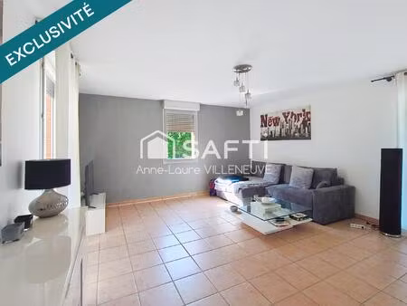 t3 à borderouge avec balcon  terrasse et vue dégagée