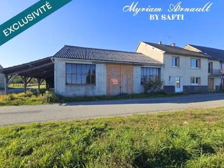 maison 3 chambres  grange carport sur terrain de 1744 m²
