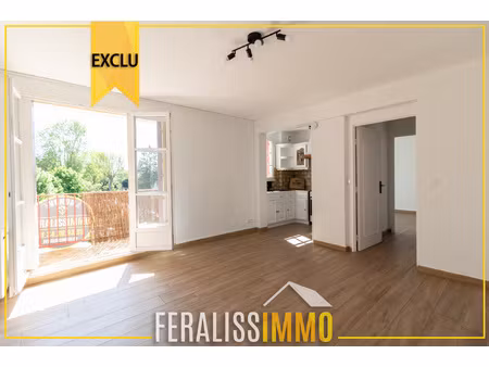 lumineux f2 avec balcon vue sur le parc verdoyant de la rési
