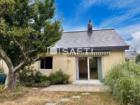 maison 4 pièces 85m2 plain-pied avec jardin - bourg de la chapelle sur erdre