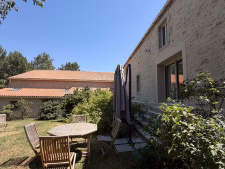 palluau - maison 4 chambres avec grange et etang