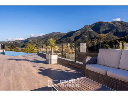 villa contemporaine au coeur du vallespir avec vue panoramique