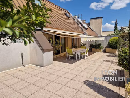 lyon 3 - duplex dernier étage 173m² avec terrasses 70m²