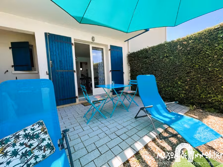studio 5 couchages possible - jardin - parking - vue port -
