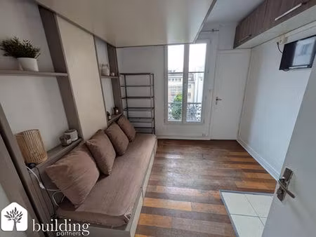 paris 17e plaine- monceau studio lumineux de 11 17 m²