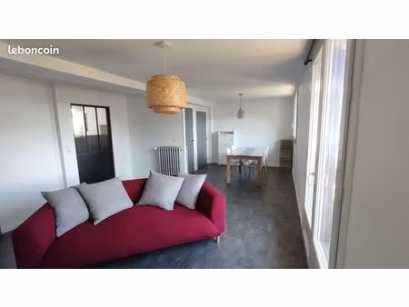 appartement t3 68m2 meublé avec garage - cave - parking